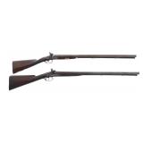 HOLLIS & SHEATH AND R. HUGHES 10 GA SXS SHOTGUNS