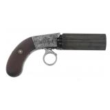 BLUNT & SYMS R-C SIX SHOT PEPPERBOX REVOLVER