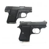 CZECH DUO 6.35mm CAL & FIE TITIAN .25 CAL PISTOLS