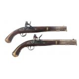PEDERSOLI HARPERS FERRY FLINTLOCK PISTOLS