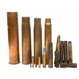 WWII - COLD WAR US TRAINING BOMBS & SHELL CASINGS
