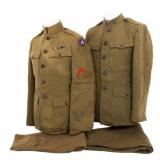 WWI US AEF 3rd ARMY NCO & ENLISTED M1917 UNIFORMS