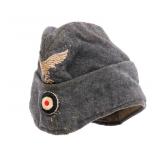 WWII GERMAN LUFTWAFFE ENLISTED OVERSEAS CAP