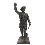 SPIRIT OF THE AMERICAN DOUGHBOY BRONZE STATUE