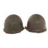 WWII US ARMY M1 HELMETS by MSA & WESTINGHOUSE