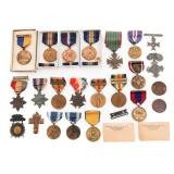 SPAN-AM WAR - WWI US ARMED FORCES MEDALS