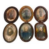 WWI US ARMY & IMPERIAL GERMAN OVAL PORTRAITS