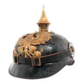 IMPERIAL GERMAN ERSATZ 1915 TIN PICKELHAUBE HELMET