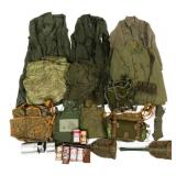 VIETNAM WAR US ARMY FIELD GEAR & UNIFORM ITEMS