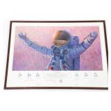 ALAN BEAN "HELLO UNIVERSE" SIGNED LITHOGRAPH