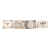 POST-WWII GERMAN & ITALIAN SILVER CIGARETTE CASES