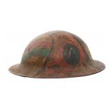 WWI US AEF 42nd DIV CAMO PAINTED M1917 HELMET