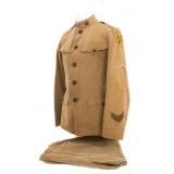 WWI US AEF 4th DIV. TRANSPORTATION M1912 UNIFORM