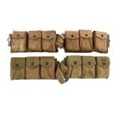 WWI - WWII US ARMY M1918 BAR BELTS & MAGAZINES