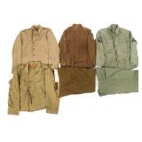 WWII US ARMY M41 FIELD JACKETS & UNIFORM ITEMS