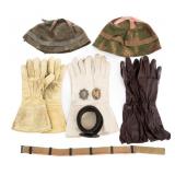 REENACTOR CIVIL WAR - WWII US BADGE & GERMAN GEAR
