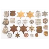 MODERN COPIES OF OBSOLETE US POLICE BADGES