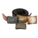 WWI GERMAN PRUSSIAN, BAVARIAN & STAHLHELM BUCKLES