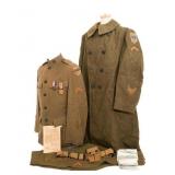 WWI US ARMY 80th DIV ATTRIBUTED UNIFORM GROUPING