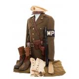 WWII US ARMY MILITARY POLICE UNIFORM SET