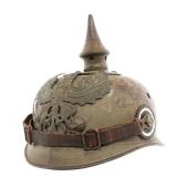 IMPERIAL GERMAN ERSATZ 1915 TIN PICKELHAUBE HELMET