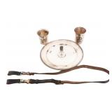 POST-WWII REENACTOR GERMAN DISHES, RING & STRAP