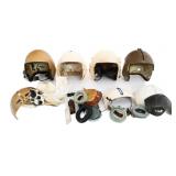 COLD WAR US APH FLIGHT HELMET SHELLS & PARTS