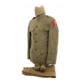 WWI US ARMY 82nd DIVISION M1917 UNIFORM SET