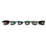 COLD WAR EAST GERMAN ARMED FORCES VISOR CAPS
