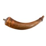 19th C. US SCRIMSHAW POWDER HORN