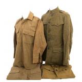 WWI US M1902 & M1917 TUNICS & PULLOVER SHIRTS