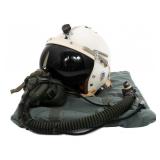 USAF NAMED P-4A FLIGHT HELMET & OXYGEN MASK