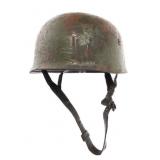 WWII GERMAN M38 FALLSCHIRMJAGER NORMANDY HELMET