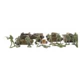 COLD WAR US SOLDIER FIGURES, WOODEN JEEPS & TANKS