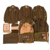 WWII US ARMY 26th INFANTRY & USAAF UNIFORM SETS