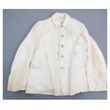 WWII GERMAN WHITE DRILLICH TUNIC