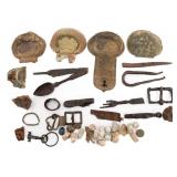 CIVIL WAR DUG EPAULETTES, BUCKLES, BULLETS & MORE