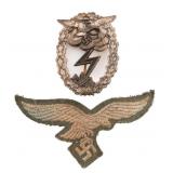 WWII GERMAN LUFTWAFFE GROUND ASSAULT BADGE