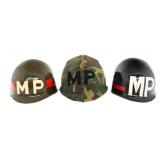 COLD WAR US 351st, 709th MP M1 HELMETS & LINERS