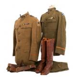 WWI US M1912 3rd & 80th DIVISION OFFICER UNIFORMS