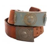 IMPERIAL GERMAN PRUSSIAN & TELEGRAPHTROOPEN BELTS