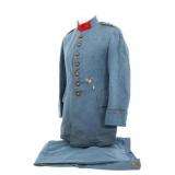 FRENCH M1922 301st ART. HORIZON BLUE NCO UNIFORM