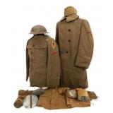 WWI AEF 101st FIELD ARTILLERY REGIMENT NAMED GROUP