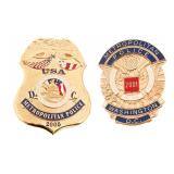 WASHINGTON D.C. METRO POLICE INAUGURAL BADGES