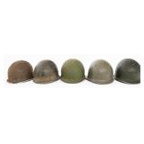 WWII - VIETNAM WAR US ARMED FORCES M1 HELMETS