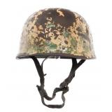 WWII GERMAN DAK CAMO M38 FALLSCHIRMJAGER HELMET