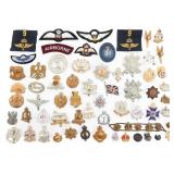 WWII - COLD WAR BRITISH MILITARY BADGES & INSIGNIA