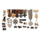 IMPERIAL GERMAN SERVICE & VETERANS MEDAL & BADGES