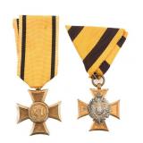 IMPERIAL AUSTRIAN OFFICER & EM LONG SERVICE AWARDS