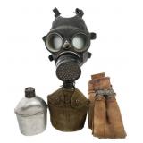 WWII US & UK M26 INFLATABLE LIFE BELT & FIELD GEAR